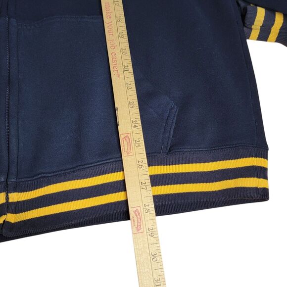 Vintage US Navy Jacket Men's XL Champion NCAA Naval Academy Full Zip Logo 90's - Picture 9 of 9